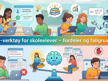 AI-verktøy for skoleelever – fordeler og fallgruver